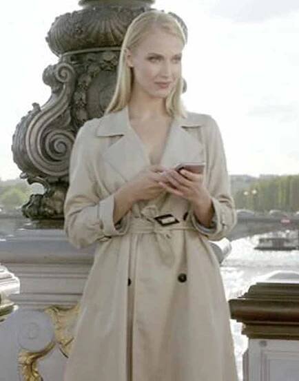 Emily-in-Paris-Camille-Razat-Belted-Trench-Coat