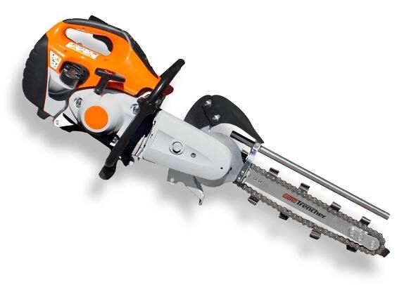 Geotrencher Půdní mikro drážkovač GeoTrencher GT400, mot. STIHL TS 420