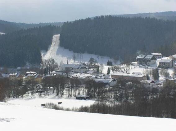 Horní Vltavice sjezdovka - zvětšit