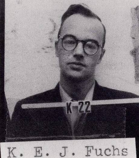 Klaus Fuchs's Los Alamos security badge photo