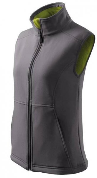 Vesta softshell dámská šedá