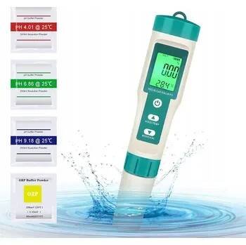 Elektronický pH metr ATC Autokalibrace Tester vody Měření 7v1