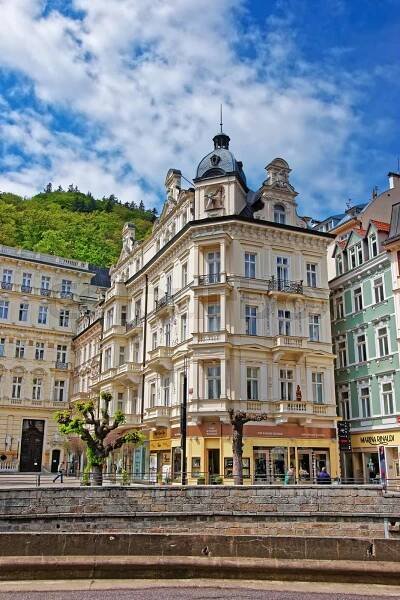 Luxury Grand Hotel Pupp and Promenade in Karlovy Vary | Stock image ...