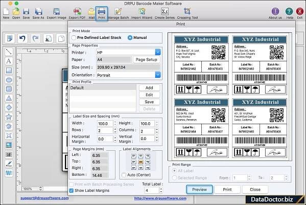 Barcode Label Maker (Mac)