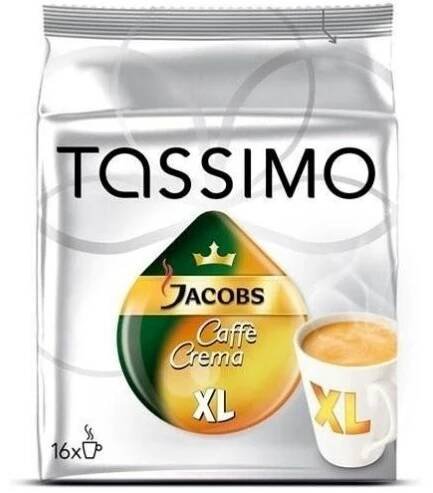 Cenový trhák TASSIMO JACOBS Krönung café crema XL 16 x 8,3 g kapsle