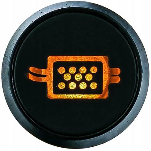 LED DIODA 12V KONTROLKA SIGNALIZACE VYPALOVÁNÍ DPF OPEL PEUGEOT FORD Velikost čočky 8 mm