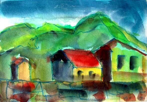 Klaus Becker – Watercolour – Provence – 1