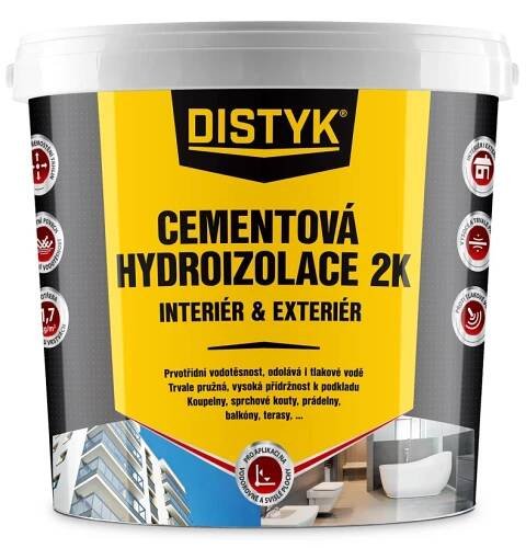 Distyk Cementová hydroizolace 2K interiér a exteriér 7 kg nakoupit u OBI