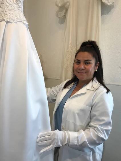 When should I have my wedding gown cleaned?