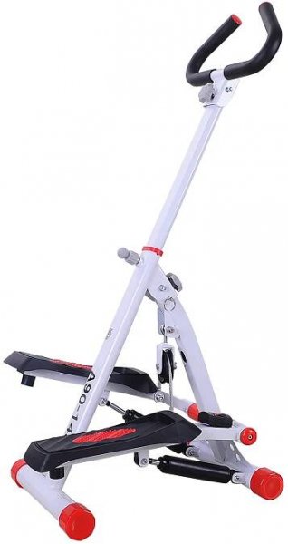 Shop Stepper w/ Handle Hand Grip Workout Fitness Machine For Fitness Aerobic Exercise Home Gym Red - Anglia Market