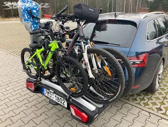 Nosič kol (držák na kolo) na závěs za auto THULE