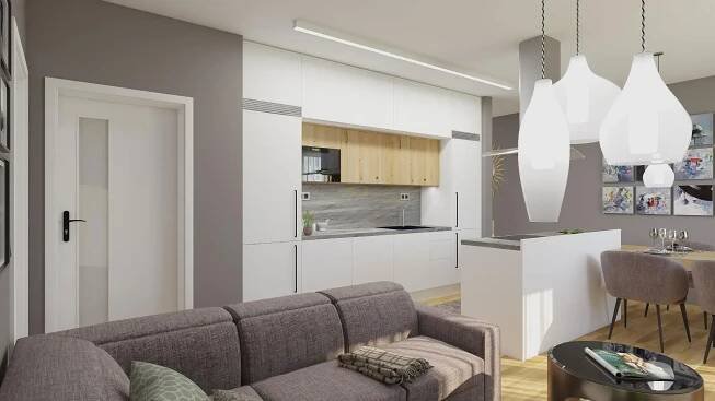 byt 4+kk, 90m2, v unikátní nové dřevostavbě, Mongolská ul., Ostrava Poruba