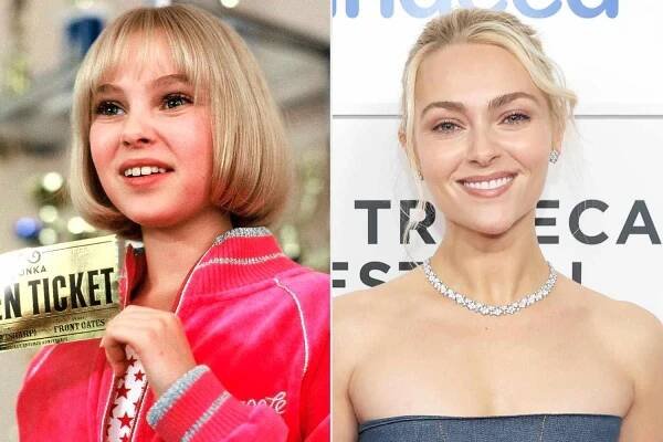 Annasophia Robb in 'Charlie and the Chocolate Factory' ; AnnaSophia Robb attends the 'Jean Jacket' premiere during the 2025 Tribeca Film Festival at Spring Studios on June 13, 2025, in New York City.