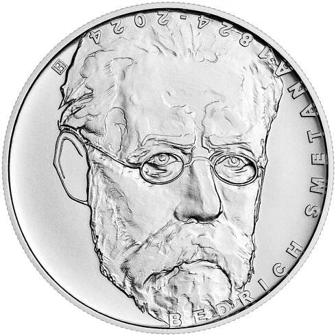 Česká mincovna Stříbrná mince 200 Kč Bedřich Smetana 2024 Standard 13 g od 630 Kč