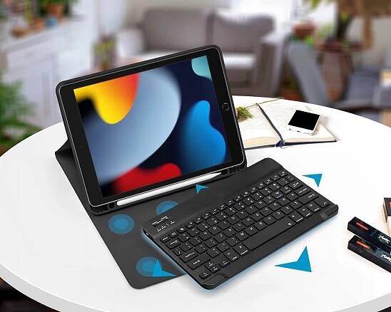 POUZDRO KLÁVESNICE PRO APPLE IPAD 10.2'' 2020 GEN 8 ČERNÁ za 512.00CZK - Allegro