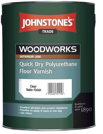 Johnstone´s Quick Drive Floor Varnish 5L | ColorMarket