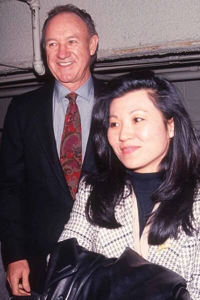 Gene Hackman and Betsy Arakawa attend the DW Griffith Awards at the Equitable Center, New York, New York, February 24, 1992.