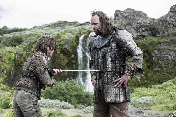 Maisie Williams, Rory McCann