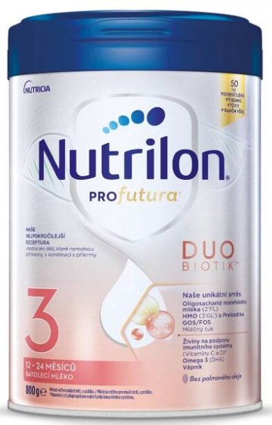 Nutricia Nutrilon 3 Profutura Duobiotik 800 g od 499 Kč