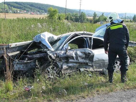 Nehoda na Skalce u Příbrami