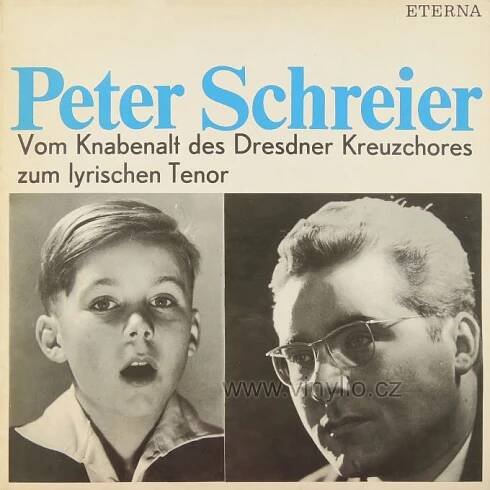 Peter Schreier - Vom Knabenalt Des Dresdner Kreuzchores Zum Lyrischen Tenor - LP / Vinyl