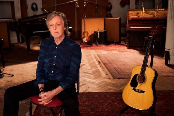Sir Paul McCartney, in Studio 2 Abbey Road