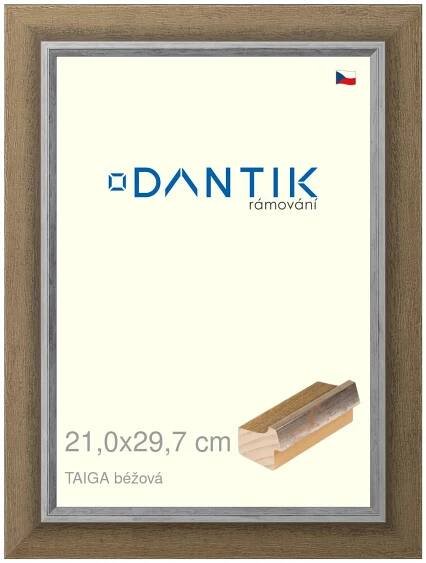 DANTIK rámeček na obraz 40x50 | AMALFI okrová (Sklo Čiré)