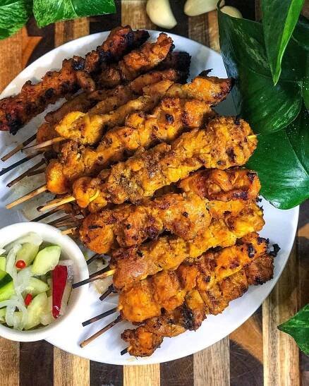 Coconut Turmeric Chicken Satay