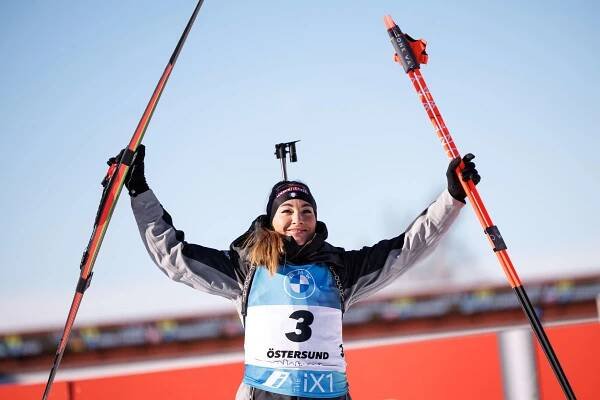 Wierer’s Last Standing Stage Keys Oestersund Mass Start Win