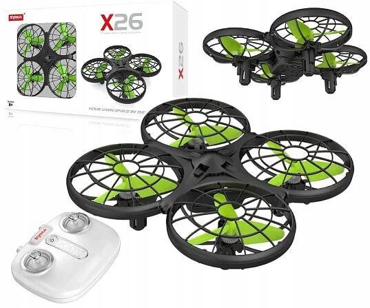 DRON SYMA X26 RC VISÍ, JE SNADNÝ – VYHÝBÁ SE PŘEKÁŽKÁM