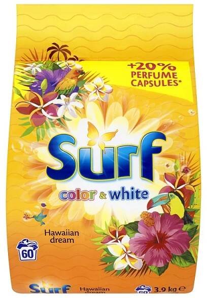 SURF Color+White Hawaiian Dream 3,9 kg (60 dávek) - prací prášek