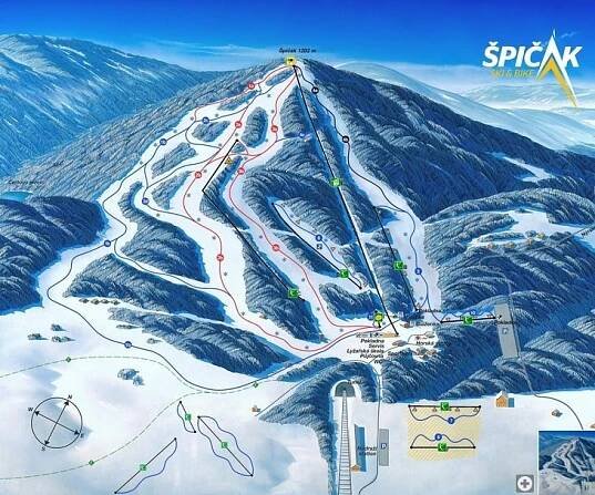 Ski areály v dojezdové vzdálenosti - Pila Kvilda