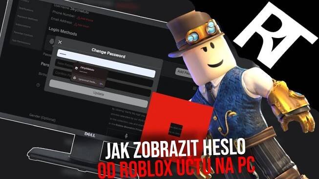 Jak zjistit heslo od Robloxu na PC - Jak zobrazit heslo v Robloxu - Jak zjistit heslo od Roblox účtu