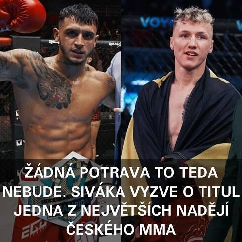 SIVÁKA VYZVE O TITUL JEDNA Z NEJVĚTŠÍCH NADĚJÍ ČESKÉHO MMA
