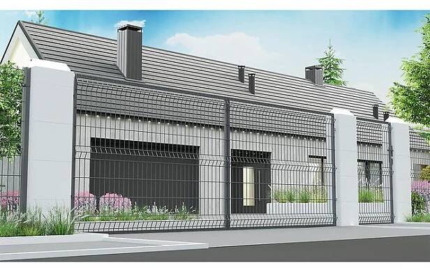 3D PLOTOVÁ BRANKA LEVÁ, KOMPLETNÍ SOUPRAVA - VČETNĚ SLOUPKŮ A PŘÍSLUŠENSTVÍ WGFUR-T000383