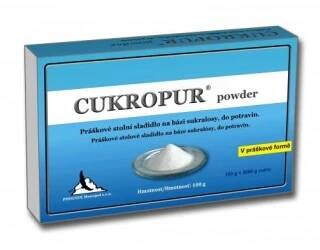 CUKROPUR powder práškové stolní sladidlo 100g
