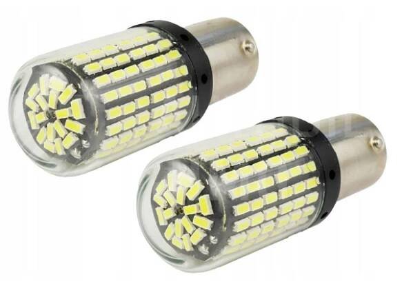Superlight LED žárovka P21W do denního svícení Škoda BA15S pár