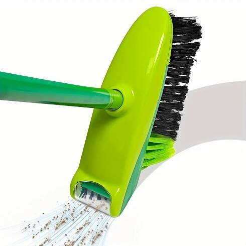 2-in-1 * with Rotating * - No Dustpan Needed, Built-* for Easy Dirt Pickup, Ideal for Home & Office Use, Dustpan Cleaner