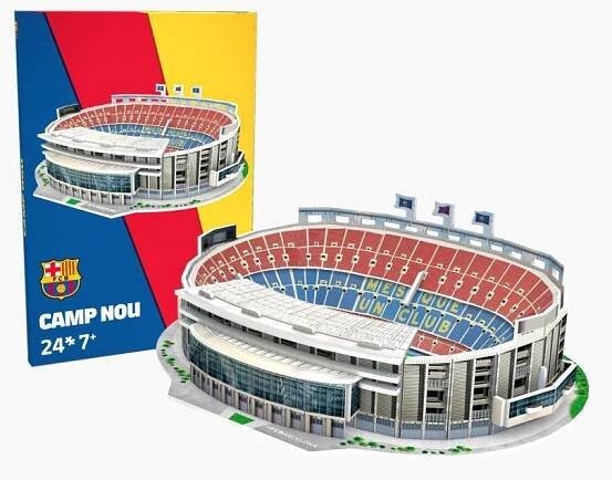 3D puzzle: Camp Nou (FC Barcelona) 24 dílků