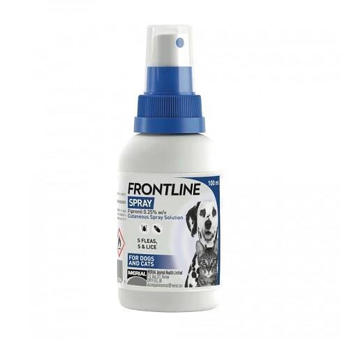 Frontline sprej proti blechám a klíšťatům 100 ml