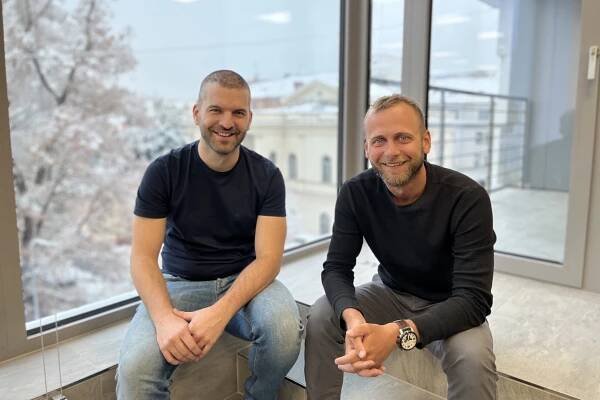 Fotka: Petr Bláha a Ondřej Žádník ze startupu Disivo