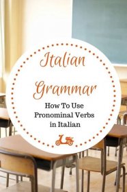 Andarsene, farcela, cavarsela are all pronominal verbs and they are very tricky. In this article, you'll learn how to use pronominal verbs in Italian