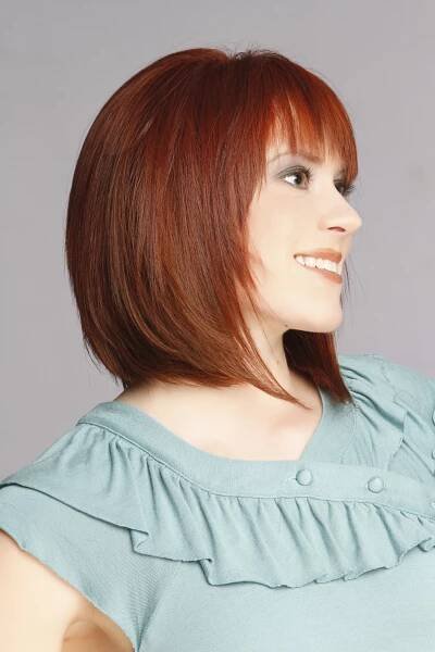 Red Color Straight Hair