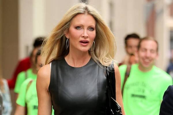 Caprice Bourret from Bravo TV show "Ladies of London" after leaving the AOL Building in the East Village.