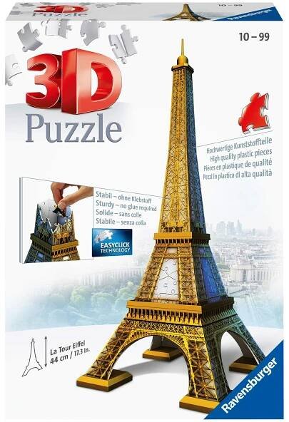 3D Puzzle Eiffel Tower Ravensburger 216 dílků