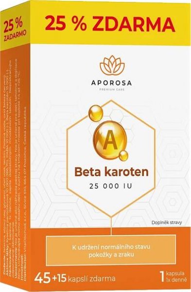 Vitamín A , Betakaroten - Tableta - sleva až 30% | Pilulka.cz