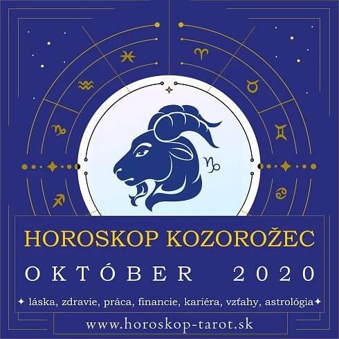 Október 2020 Horoskop Kozorožec