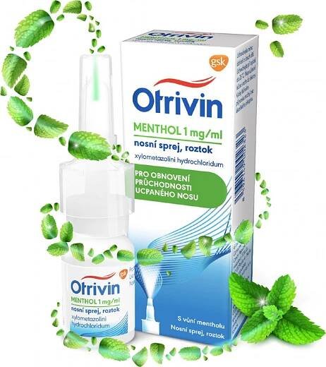Novartis Otrivin Menthol 1 mg/ml, 10 ml