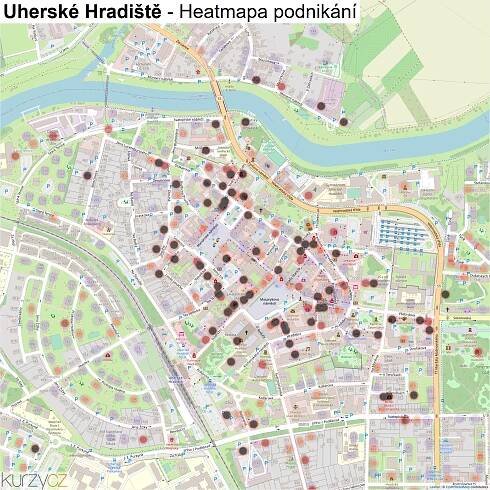 Uherské Hradiště - mapy | Kurzy.cz
