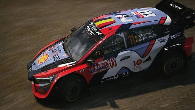 Close up of the Hyundai i20 N Rally1 HYBRID '24